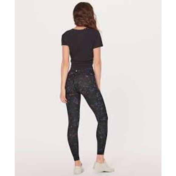 Lululemon Wunder Under Hi-Rise Tight Full-On Luxtreme 28" Frozen Flourish 4 - Picture 3 of 8